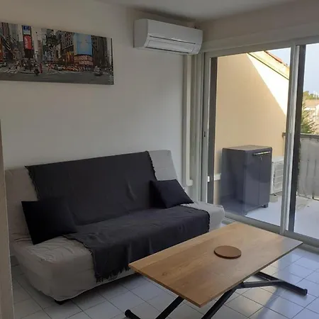 Cap D'agde Securisee Piscine,terrasse,parking Prive 아그