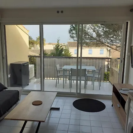 Cap D'agde Securisee Piscine,terrasse,parking Prive 아파트 아그